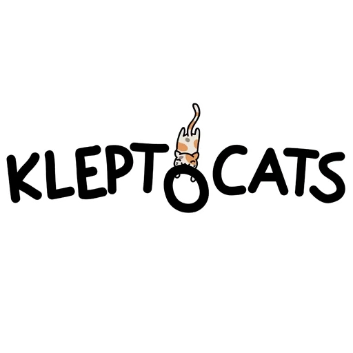 klepto cat, kleputo seal, cat logo, animals are cute, arty klepto kitki