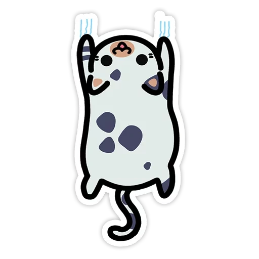 kleptocats, kleptocats 2, lindos dibujos de kawaii, pegatinas kleptocóticas, plantilla de gato klepto kotiki