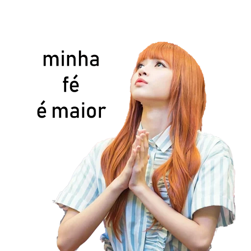 rosa negro, lisa blackpink, blackpink lalisa, lisa blackpink cabello rojo, lalisa manoban con fondo blanco