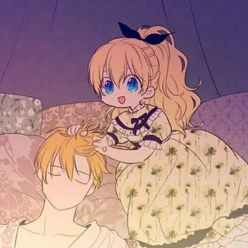 atanasia, princess, saat-saat yang tenang, lukisan pasangan anime, who made me a princess
