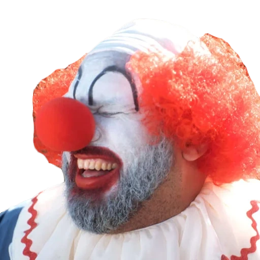clown, clown bozo, anti clown, clown fisher, clown kissso