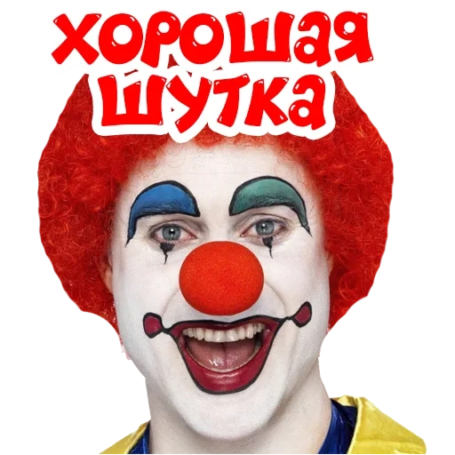 der clown, der clownszirkus, the clown face, make-up clown, lustige clown