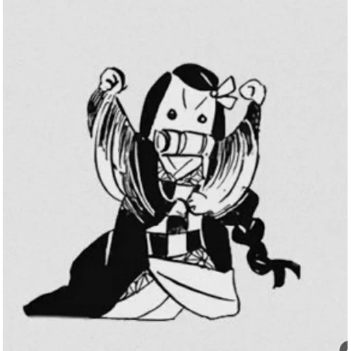 anime, nezuko, girl, demon manga, the killer of the demons manga