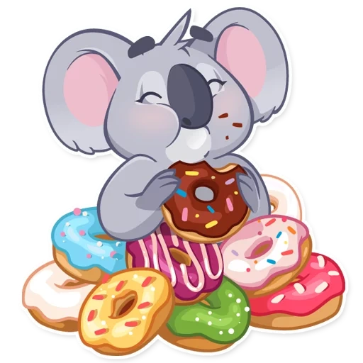 koala, kolachak, ilustrasi yang lucu