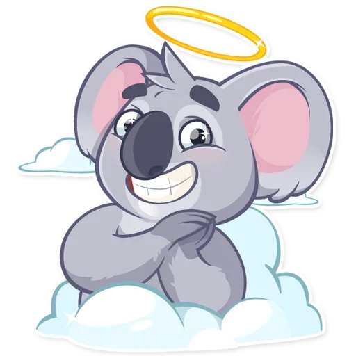 koala, koala itu lucu, ilustrasi yang lucu, pola koala yang lucu