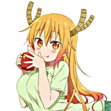 @wallpaper_kid Miss Kobayashi's Dragon Maid @Anime_Sticker_noob