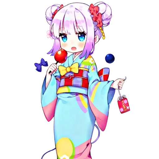 kanna kamui, fräulein kobayashi, anime kobayashi, anime kobayashi, cannes shenai kimono