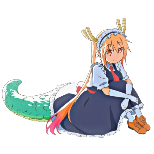 kobayashi torah, maid kobayashi, naga pembantu kobayashi, maid dragon kobayashi san, dragon maid kobayashi dragons