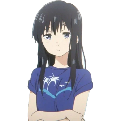 figure, naoko ueno, ueno takako, cartoon character, anime girl animation