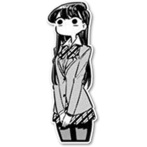 bild, komi san, komi san, komi san tg, anime mädchen