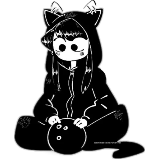 some, zemfira, anime ideas, anime kawai, komi san emote