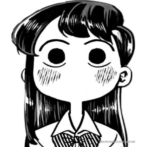 le colline di komi, komi st chibi, immagini di anime, immagini a fumetti