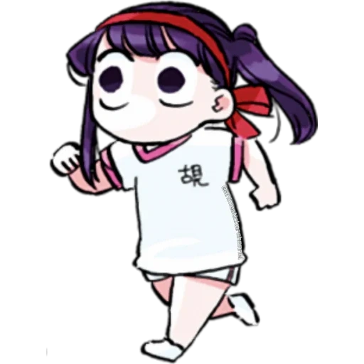 chibi, picture, komi san chibi, anime drawings, anime characters