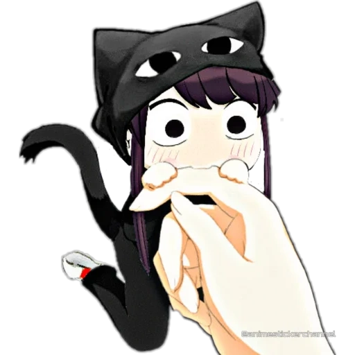 diagram, anime neko, anime kawaiwai, komi saint necho, anime cat cus