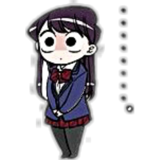 komi san, gunung komi, komi st chibi, gambar karakter anime