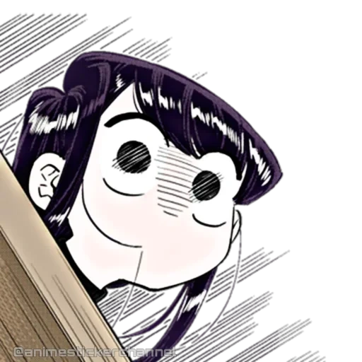 нет, рисунок, komi san, коми сан, komi shouko аниме