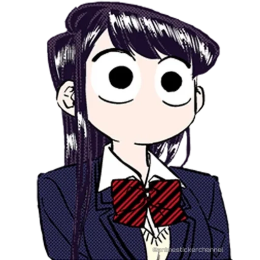 bild, komi san, komi san chibi