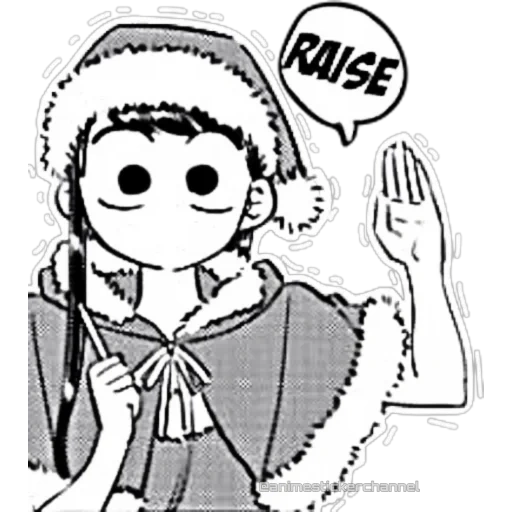 animación, piezas de animación, imagen de animación, chica de cómic en movimiento, animación komi san wa komyushou desu