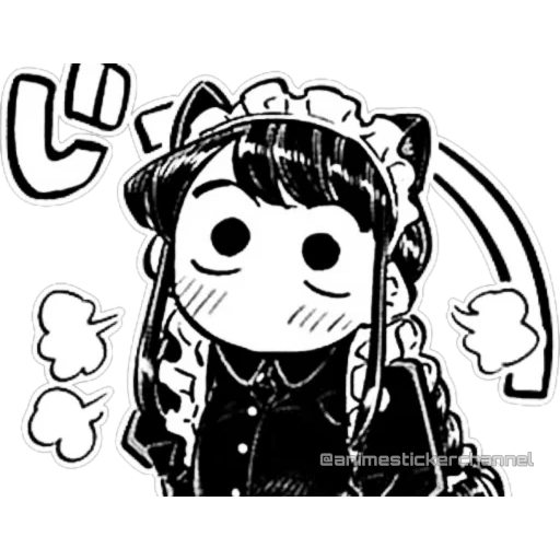 anime, picture, komi-san, lovely anime drawings