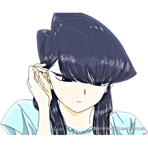 la figura, anime girl, anime girl, personaggio di anime, anime di komi san wa komyushou desu