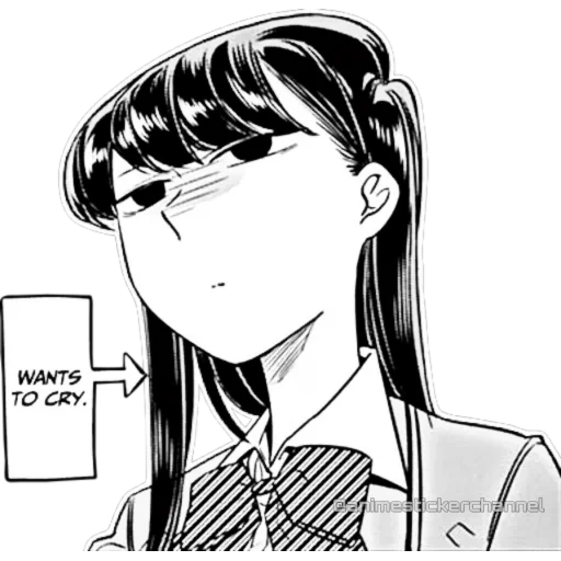 san manga, komi san smile, manga characters, najimi komi san manga, komi san wa komyushou desu anime