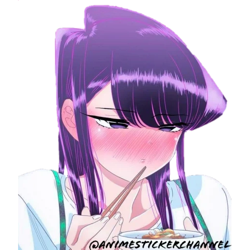 anime, anime girl, anime de shouko komi, anime de komi san wa komyushou desu