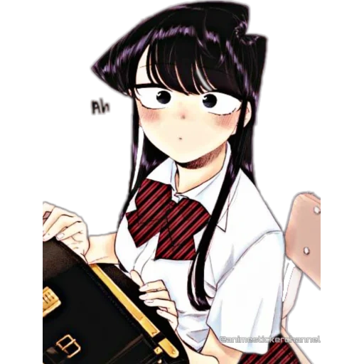 komi san, animación cómica, chica de animación, personajes de animación, komi shouko manga