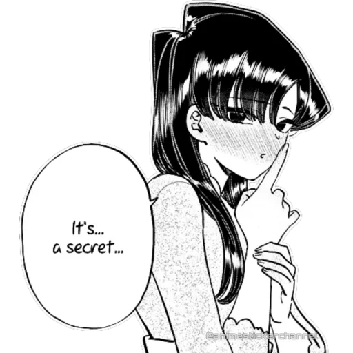 anime manga, girl manga, manga characters, komi san dodzinsi, komi san manga is embarrassed