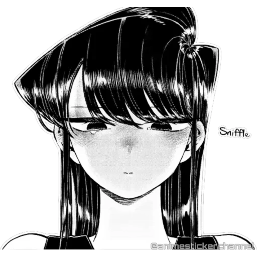 манга, манга аниме, манга марине сан, komi san wa komyushou desu аниме, манга у коми сан проблемы общением