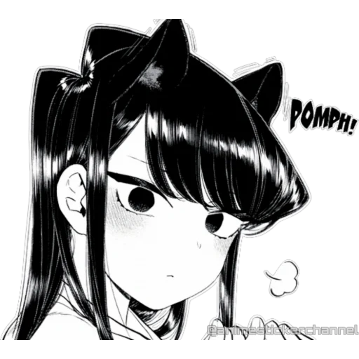 i fumetti, yuri nako, wu kemi mountain, kermit sun cat, anime di komi san wa komyushou desu