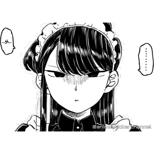 manga, discord, figura, café, komi sang manga