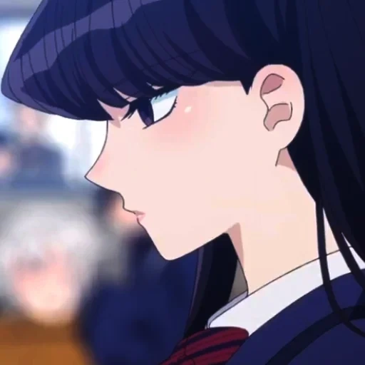 komi san, anime 2021, komi san renzo, komi memiliki masalah komunikasi, nah adikku tidak bisa begitu manis