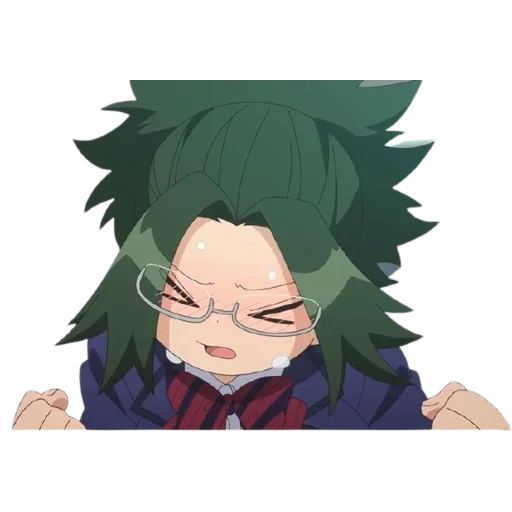 izuku, anime lucu, karakter anime, akademi heroik saya, anime chibi akademi heroik saya