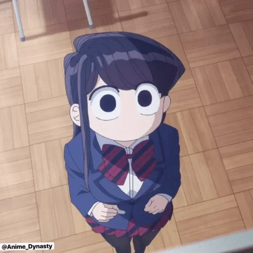 komi san, komi shouzi, animation funny, cartoon characters