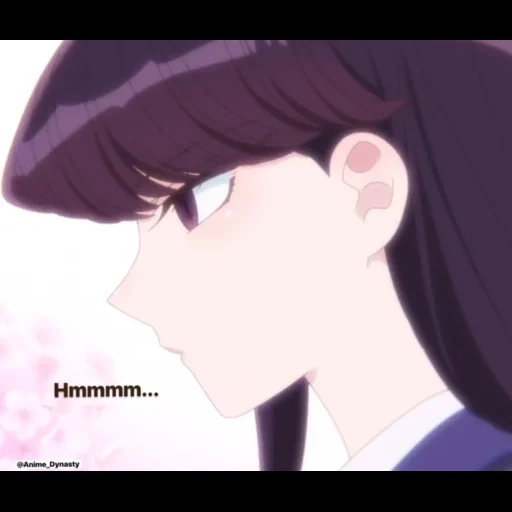 anime, el anime es el mejor, personajes de anime, komi san renzo, anime de comunicate de komi canon