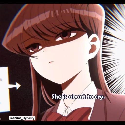 animation, komi san, episode 2, shouko komi, cartoon character