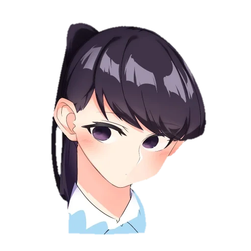 figura, komi san, komi shouko, personagem de anime, animação komi san wa komyushou desu