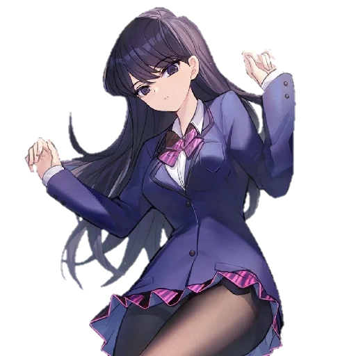 komi shouko, anime girl, personaggio di anime, anime di komi can't communicate