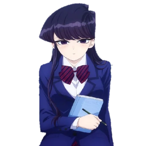 сёко коми, komi shouko аниме, коми сан 1 сезон 1 серия, komi can't communicate аниме, komi san wa komyushou desu аниме