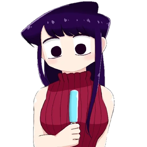 komi san, shouko komi, cartoon cute, comey st red cliff, cartoon characters