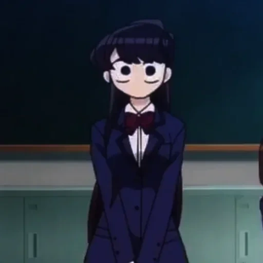 komi san, chica de animación, animación kemi sheng, papel de animación, komi san cant communicate 2nd season