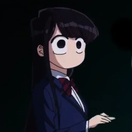 komi san, anime semplicità, anime sacro di kermit, personaggio di anime