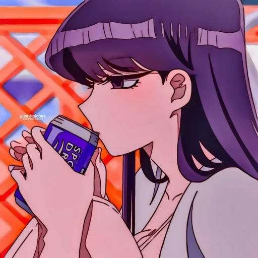 anime, mujer joven, imagen, komi san, komi shouko