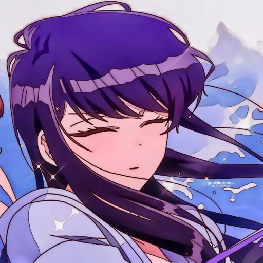 komi san, hinata hyuga, anime mädchen, _waifu_palace_, komi canon kommunizieren agari