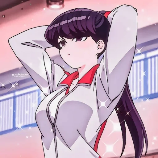 mount okomi, anime girl, anime de komi san wa komyushou desu