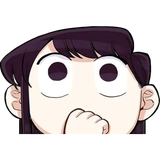 Komi-san | @StickersOfAstora