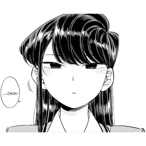 manga, immagine, komi shouko, manga komi san, manga manga presso komi san problemi comunicativi