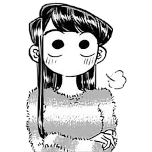 immagine, komi san, manga anime, disegni anime, ragazza anime