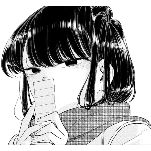 gambar, san manga, manga anime, komi san manga, gambar seni anime