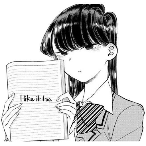 manga, anime manga, girl manga, girl manga, manga komi san